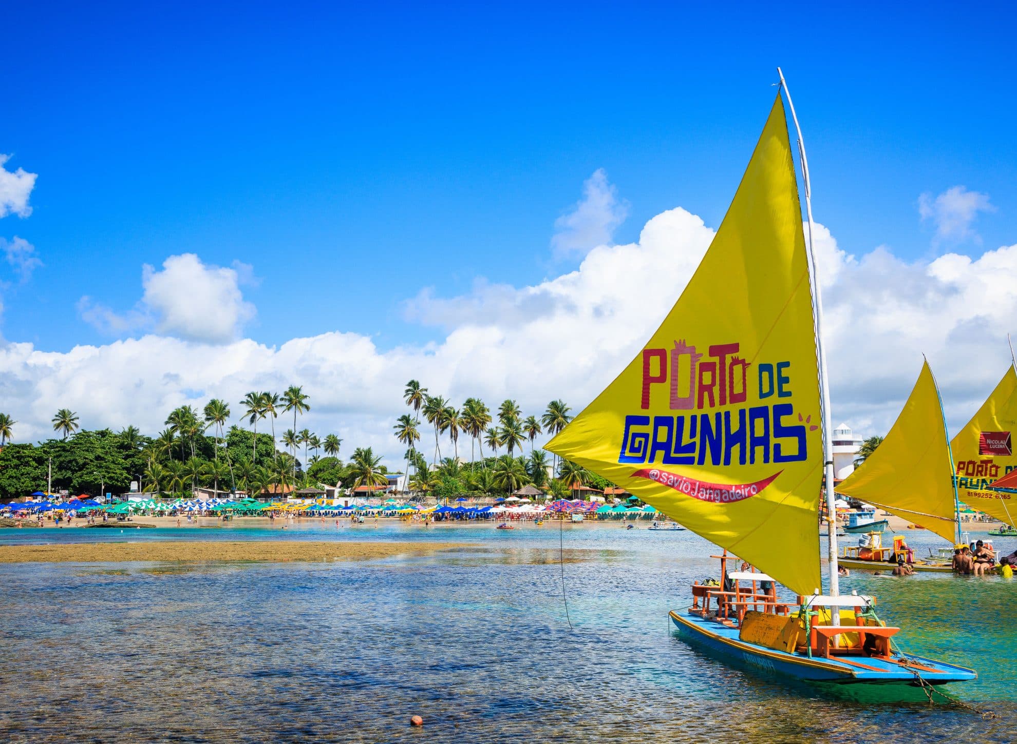 Porto de Galinhas com Praia dos Carneiros, Recife e Olinda